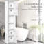 Grande armoire de rangement pour salle de bain