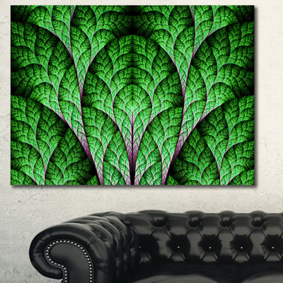 « exotique green biologique », impression sur toile tendue