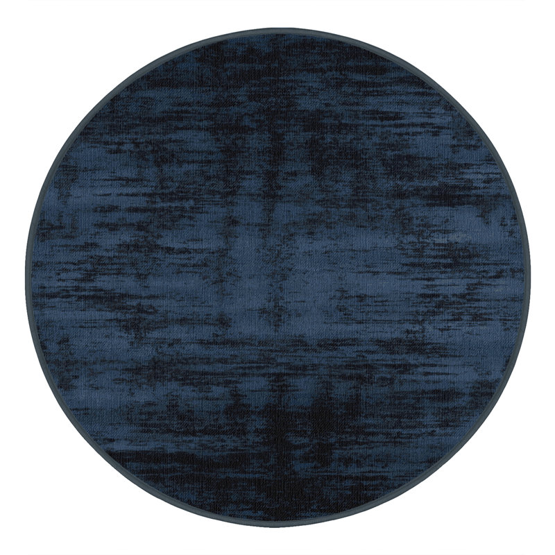 Machine Washable Abstract Gray Area Rug