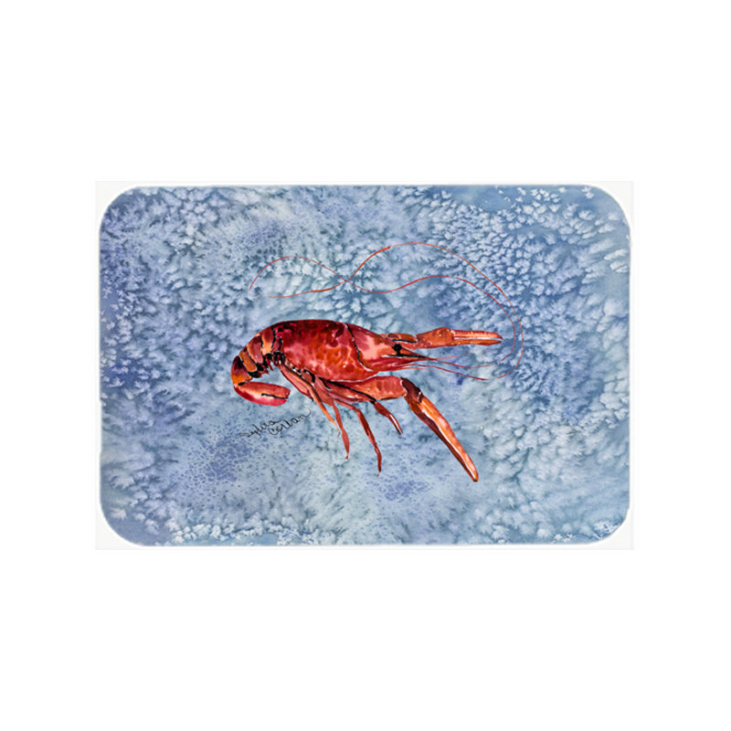 Caroline's Treasures Crawfish Glass Cutting Board