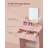 Mazie Dressing Table with Mirror-681641508