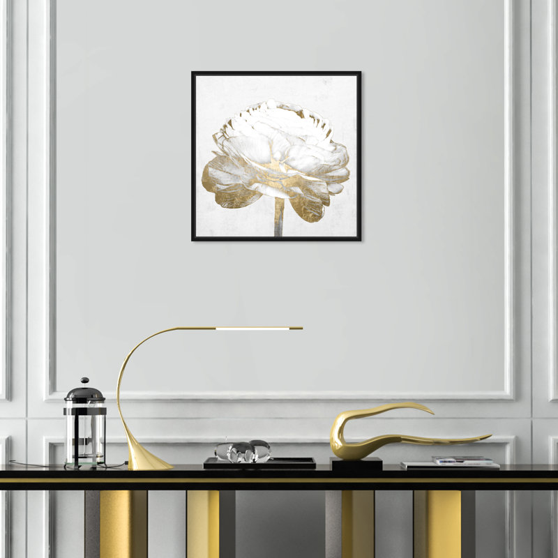 " Fashion And Glam>Fashion>Roses " Painting Print, Wrapped Canvas, 16" H x 16" W x 1.5" D