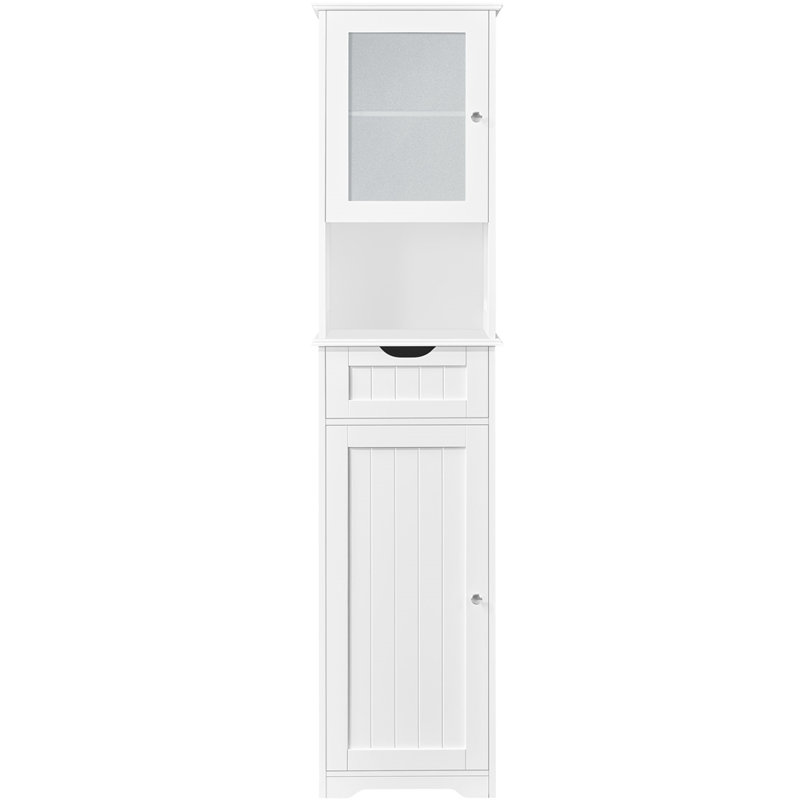 Armoire à linge fixée au sol