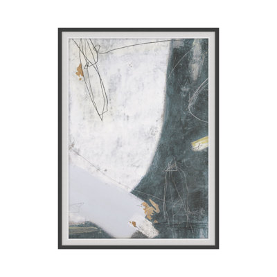 «Blue in My Corner 1» par Studio L57 Affinity - reproduction d'art sur toile simple