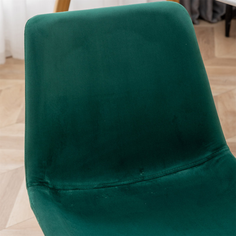 Chaise de salle à manger Aufurr, Vert