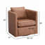 Fauteuil demi-tonneau pivotant Riona Midnight-268303774