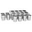 Stainless Steel Rectangle Utensil Holders/Pots/Jars