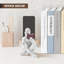 Home Decor Pulp Reading Thinker Statue Aesthetic Sculpture Room Decor Modern Abstract Decoration On Shelf Table Desk For Living Room Office Bedroom A