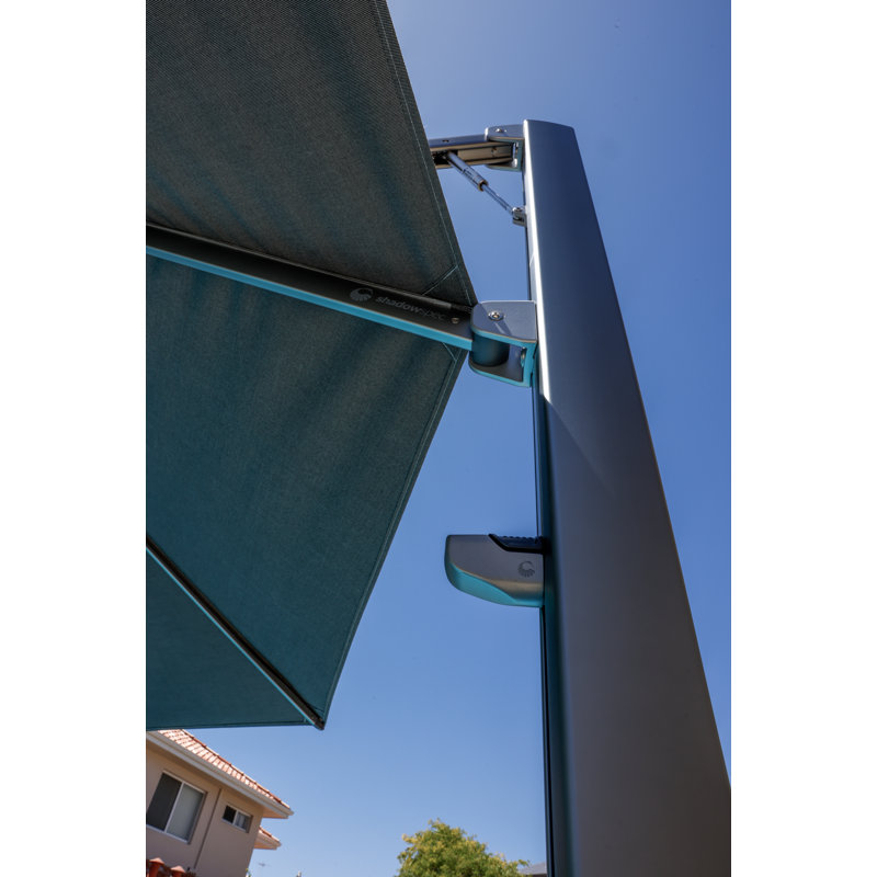 Shadowspec Serenity™ Octagon Umbrella, Surface Plate, 11 ft, Charcoal Tweed