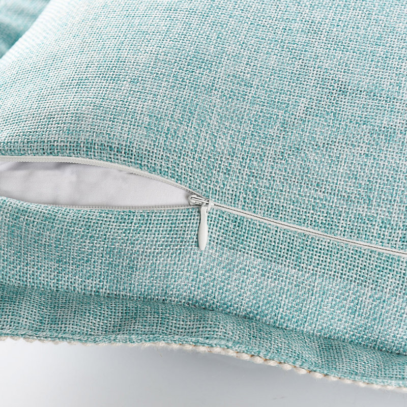 Color Pillow Cover, Aqua, Square 20"