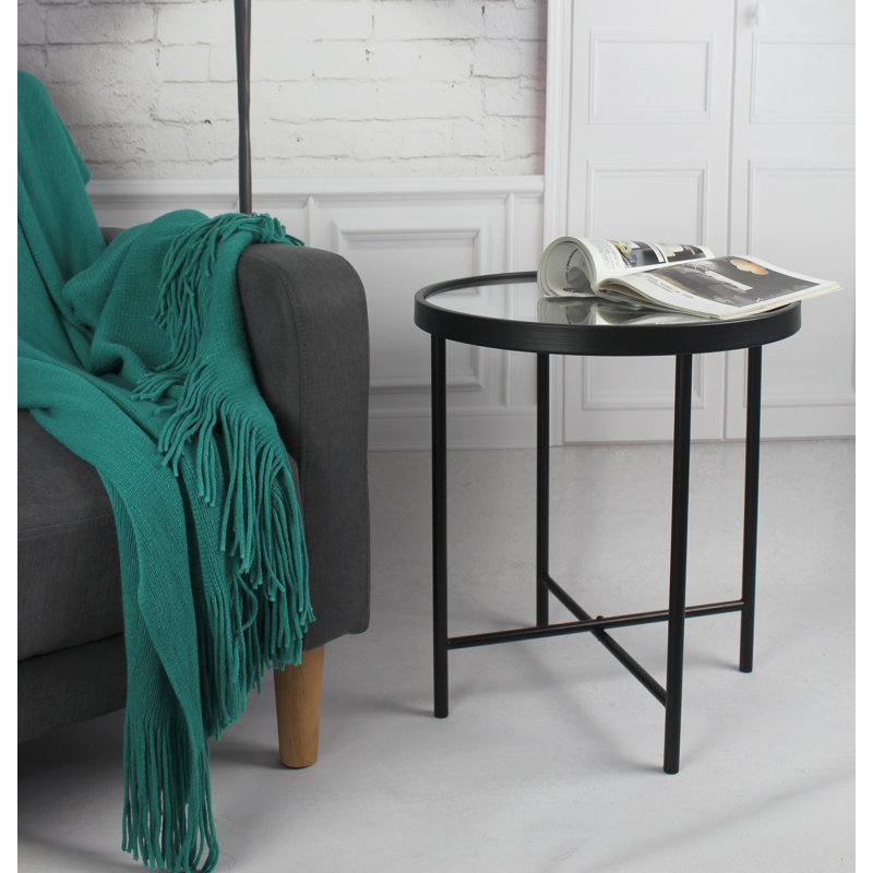 Metts End Table, Black