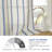 Jeanenia  Farmhouse Vertical Striped Linen Blend Textured Light Filtering Semi Sheer Curtains for Living Room Bedroom-621642589-648277807