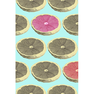 Pop Lemons I 1 Piece Wrapped Canvas Wall Art