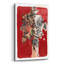 "Bouquet fond rouge" par Maria Pietri-2024095221