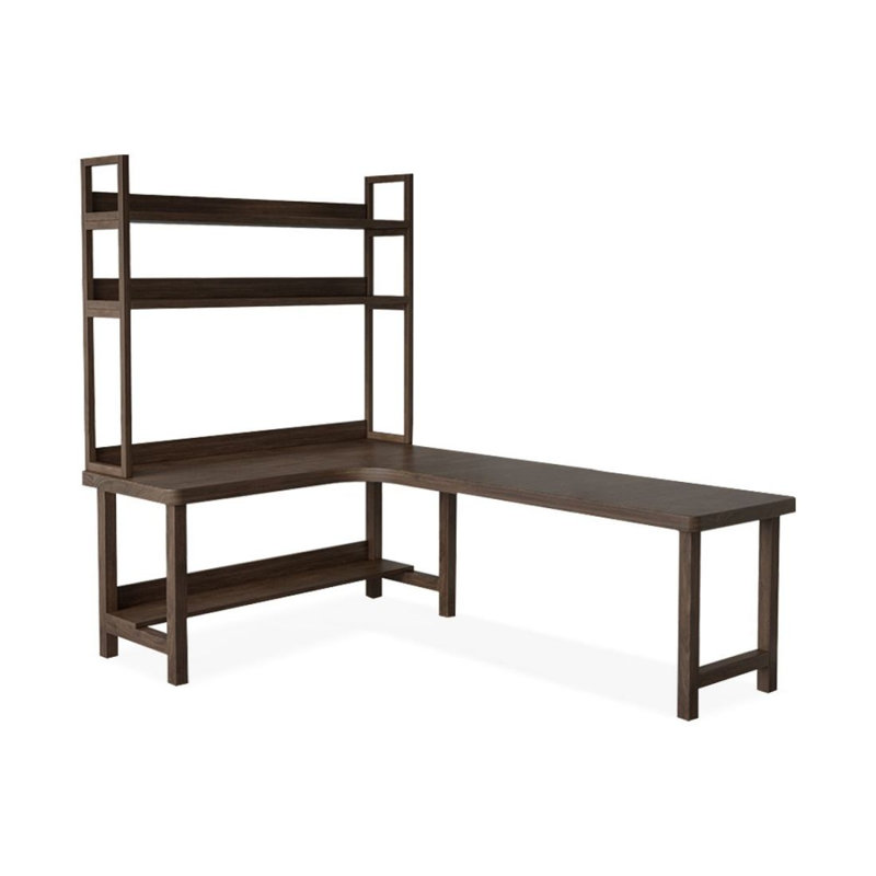 Bureau d'écriture Brownness, H 29,53 po x l 62,99 po x P 47,24 po, Retour à gauche