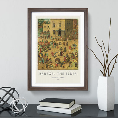 Children's Games by Pieter Bruegel the Elder - Picture Frame Art Prints