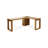 Burlywood L-Shaped Solid Wood Executive Desk-789392687