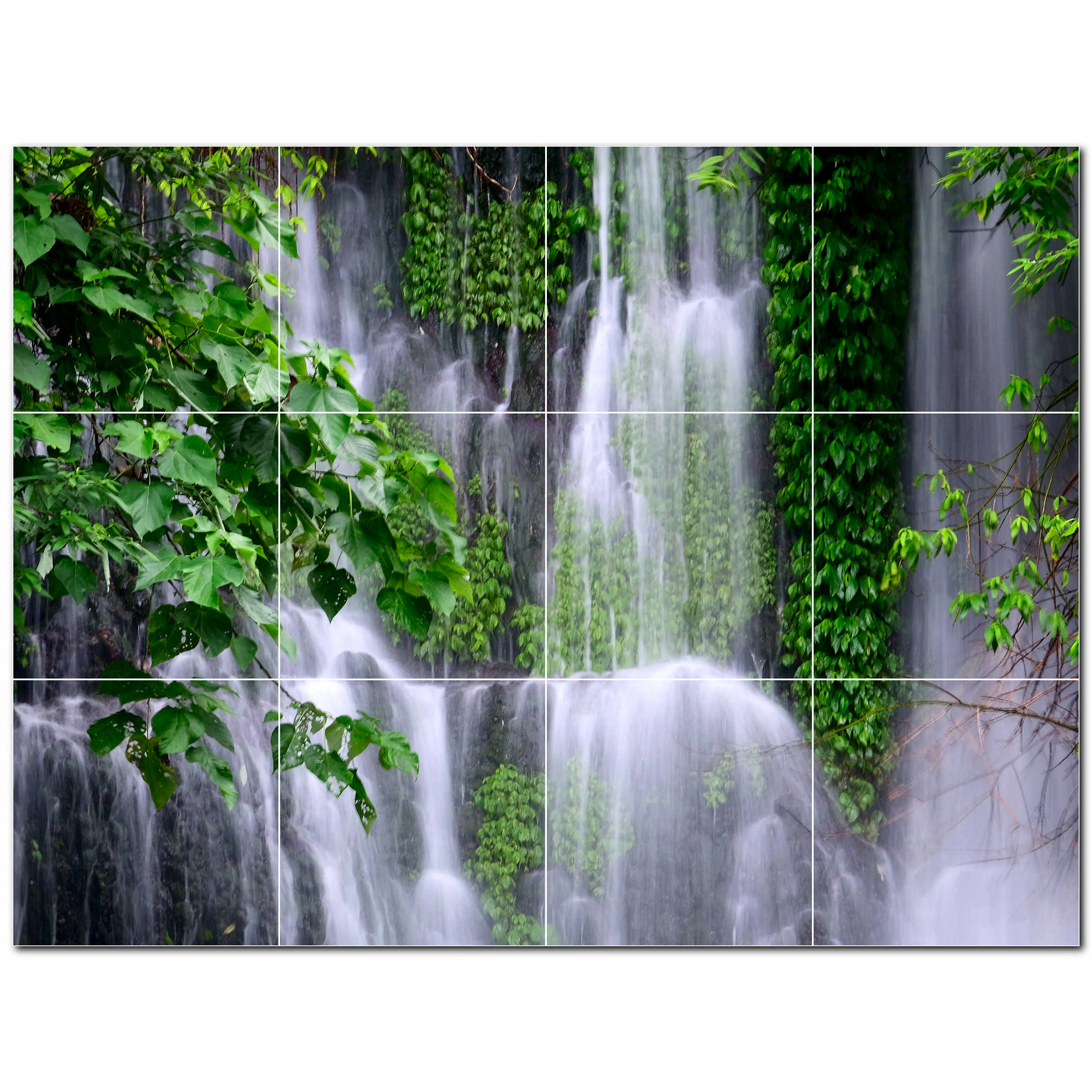 Picture Waterfalls Photo 8 X 8 Satin Ceramic Decorative Mural Wayfair