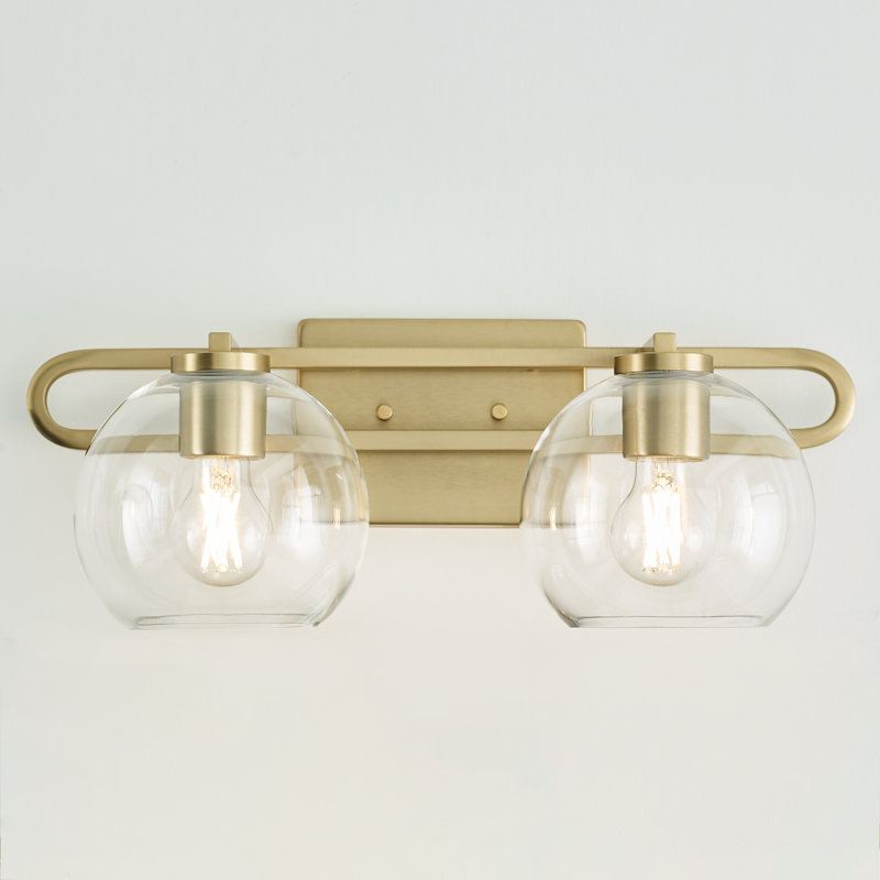 Codyn 4 - Light Vanity Light, Satin Brass, 2, 7.63"H x 19.75"W x 8.38"D