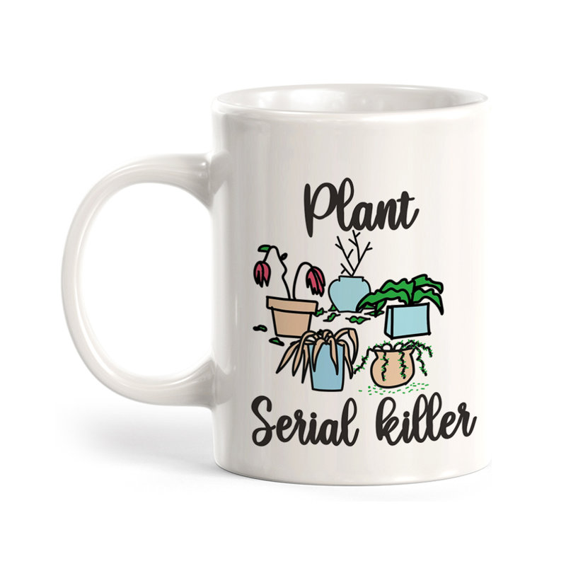 Grande tasse à café Plants, Ensemble de verres à lait, Plastique polypropylène