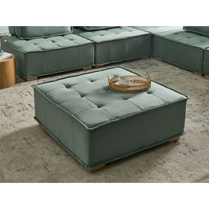 TIBRO Upholstered Fabric Armless, Light Green