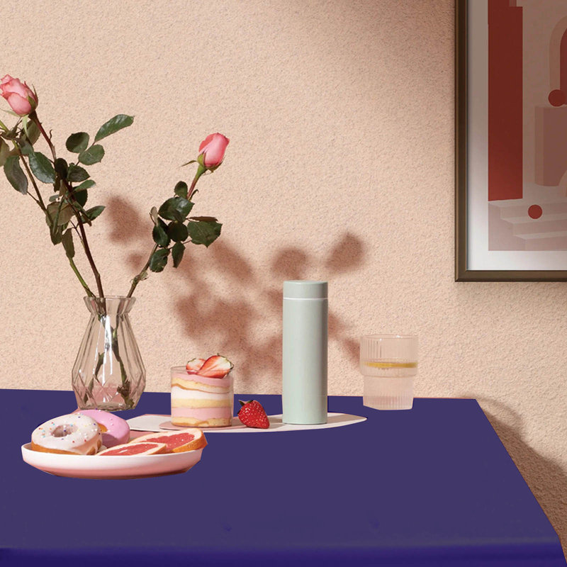 Nappe the the rectangulaire en plastique, Marine