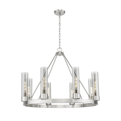 Jaiwan - Lustre 6 lumières avec abat-jour