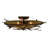 Glass Semi Flush Mount