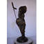 Statue de chef indien en bronze très détaillée - Taille: L 24 po x l 18 po x H 53 po.