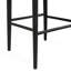Tabouret de bar en tissu noir (ensemble de 2)-863486924-863486927
