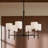 6 - Light Steel Dimmable Chandelier-1586587350