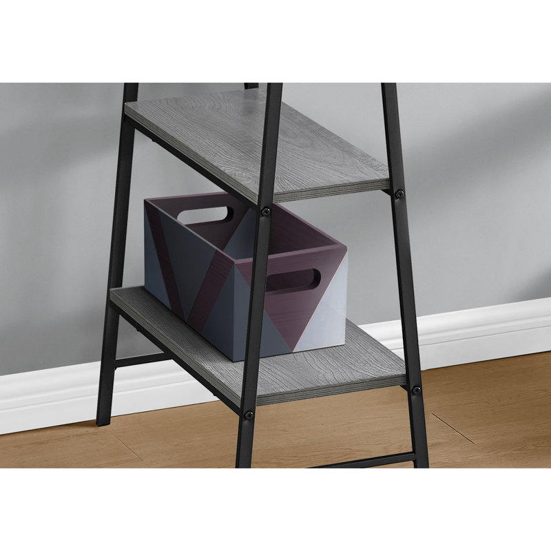 Bureau d'écriture stratifié gris, 29.82" H x 23.46" W x 47.41" D
