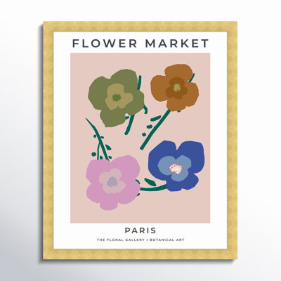Paris Flower Market Print by Oliver Gal
