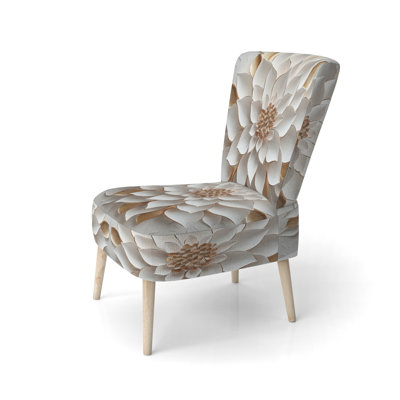 Chaise d'appoint Boho Mandala - Glam Floral Mandala Bloom