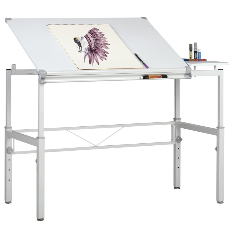 Table à dessin réglable en hauteur Cowie, l 54 po x P 31,5 po