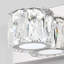 Luminaire de meuble-lavabo élégant en chrome