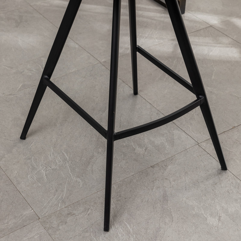 Ensemble de 2 tabourets de hauteur comptoir 28,25 po Porth, Jaune