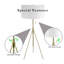 58" - 72"H Adjustable Tripod Floor W/ Kd Shade (1Pcs/Ctn)   (1.78/9.9)