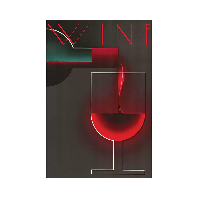 Wine Deco by Vintage Apple Collection - No Frame Gallery-Wrapped Canvas Giclée on Canvas, 45.72cm H x 30.48cm W