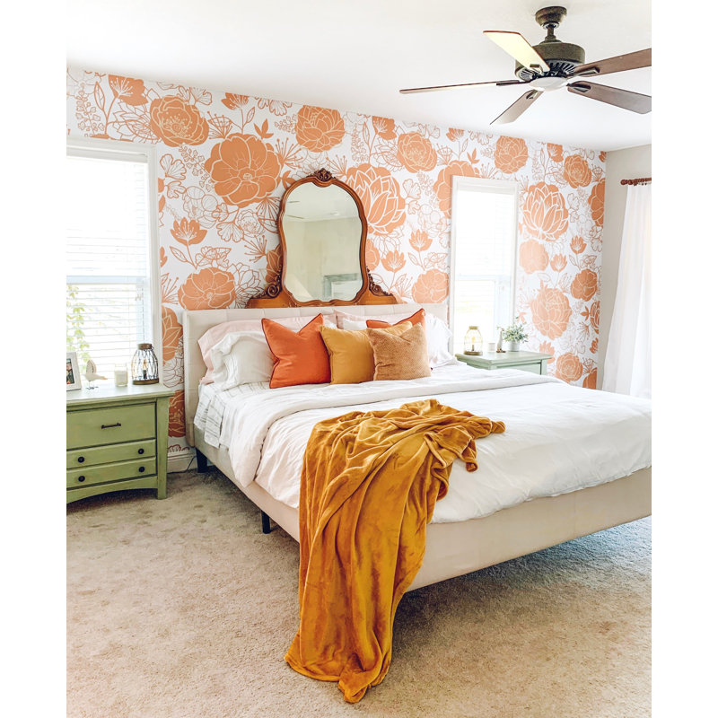 Floral Wallpaper, Non-Pasted