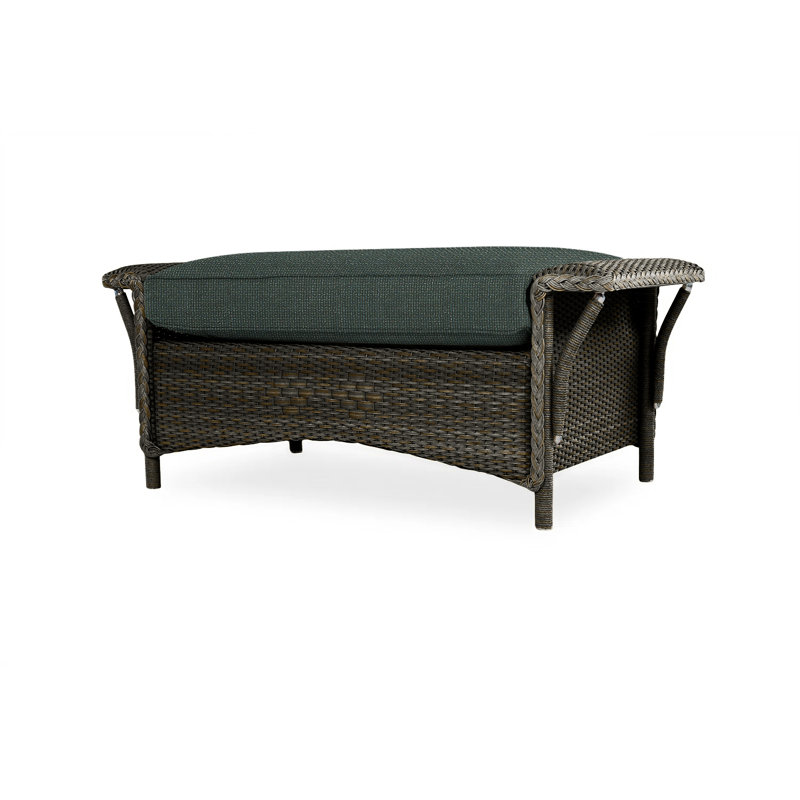 Nantucket Outdoor Ottoman, Remy Pebble, Mink