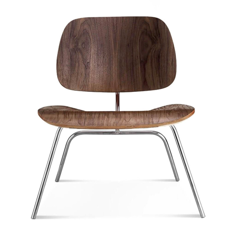 Chaise longue en contreplaqué moulé American Design