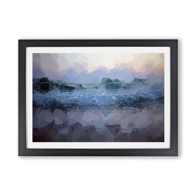 Waves in Greece - Framed Print