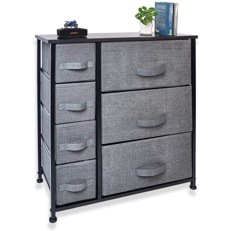 Knighten 7 Drawer Storage Chest Rebrilliant Color: Charcoal