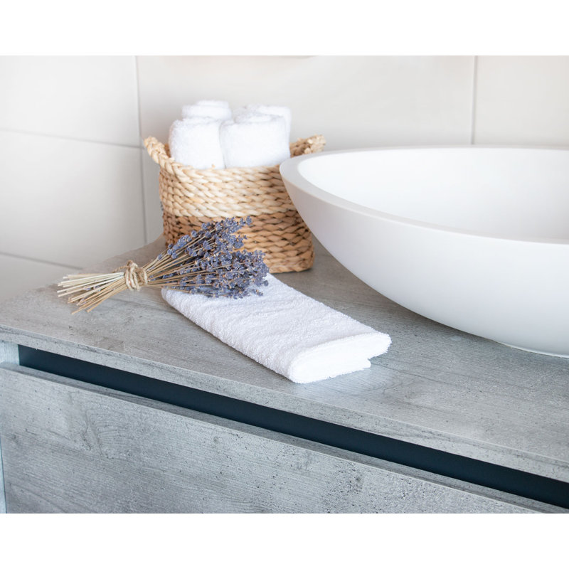 Midweight Fingertip Towel, White