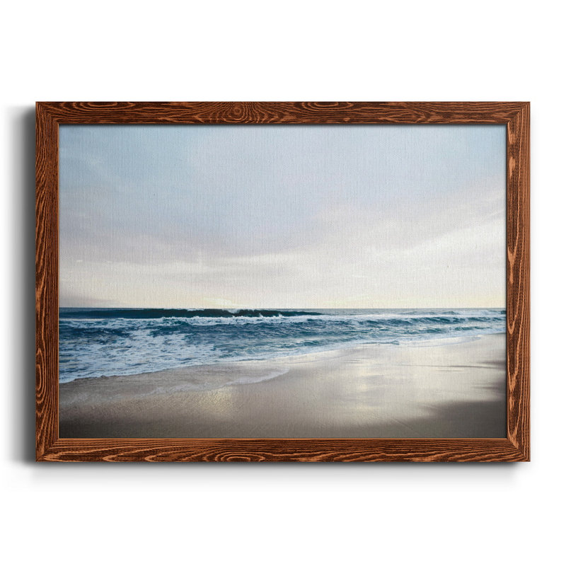 Shimmering Dawn - Peinture sur toile encadrée, H 31 po x l 44 po x P 1 po, Toile avec cadre érable