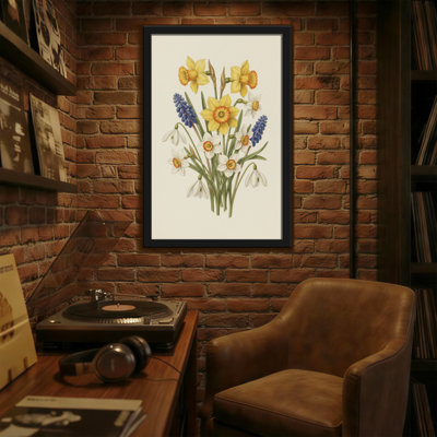 Plants & Flowers Daffodils Snowdrops And Bluebells Bouquet