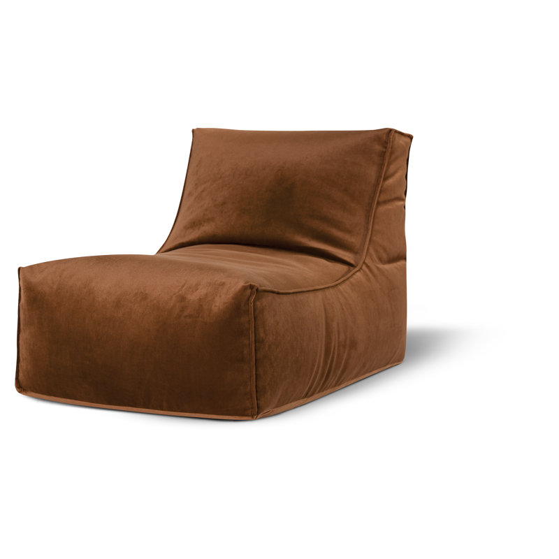 Grand fauteuil à billes Gouchee Home Rock, Velours cuivre