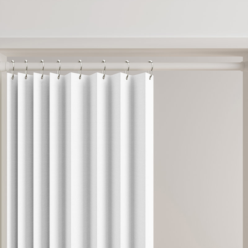 White Heat Proof Door Curtain, Foldable Insulated Panel for Kitchen & Entryway, 41.3" W x 78" H, White