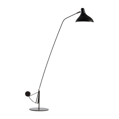 Mantis 64.96'' Black Task Floor Lamp